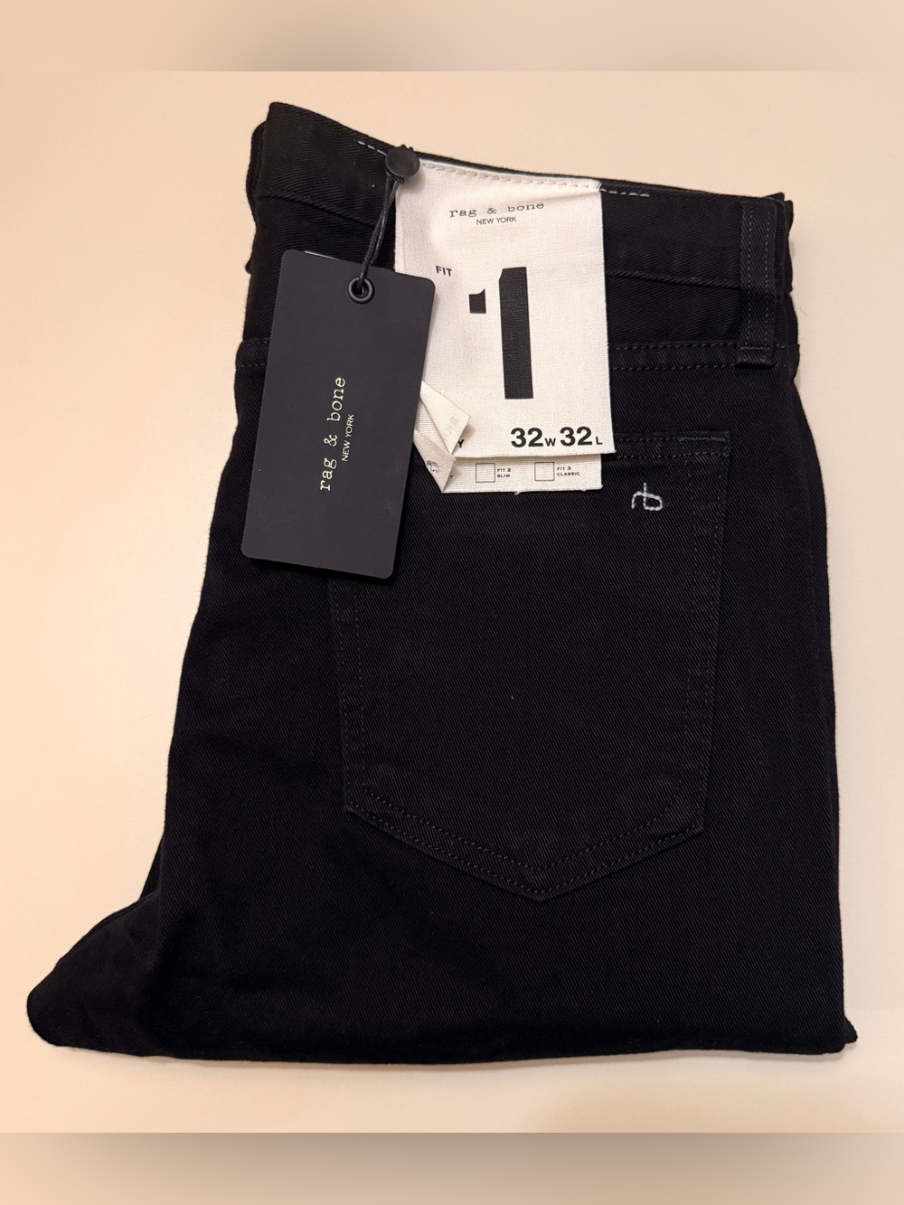 rag & bone Slim Black Men's Jeans(brand new)